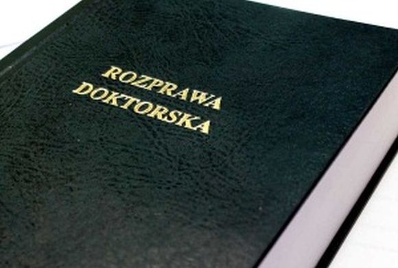 Informacja o rozprawie doktorskiej